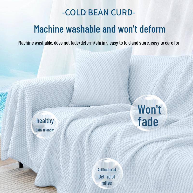 Modern Minimalist Anti-Scratch Cooling Sofa Cover & Bed Protector