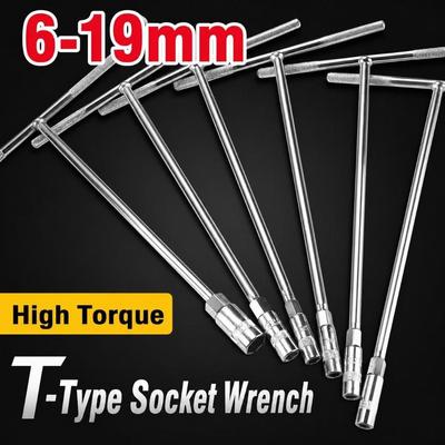 Hex Socket Drive T-Handle Wrench T-Shaped Hand Tool Durable Hex Socket Wrench  Automotive Repair