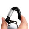 Leather Braided Car Key Ring Hand Woven Keychain Men's Hanging Accessories For Nissan X-TRAIL XTRAIL T30 T31 T32 2013-2019 Logo