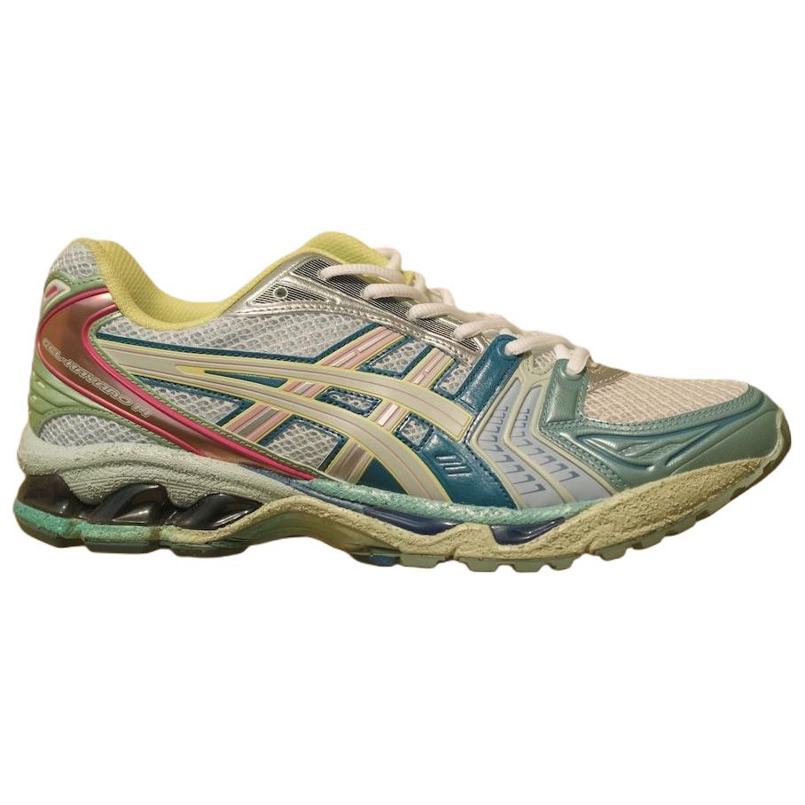 FACETASM x ASICS GEL-Kayano 14 Organic Beauty Unisex Sneakers Multi-Color Green Blue 1203A864-960