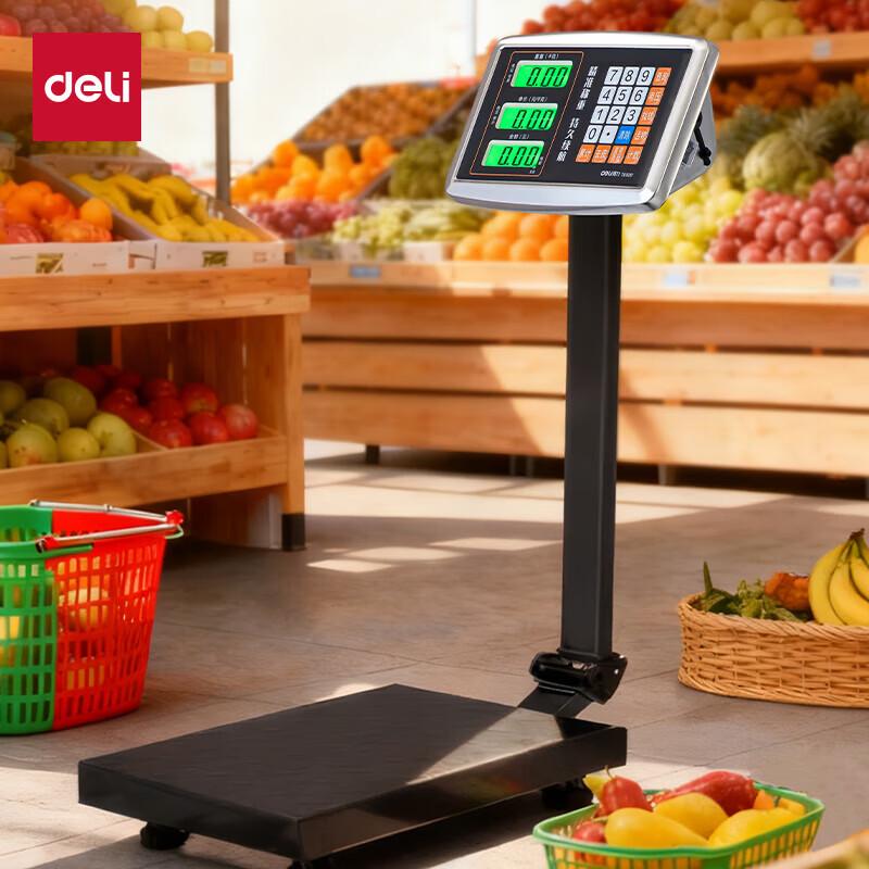 Deli 200KG Commercial Digital Platform Scale (CN version)