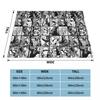 All Might Mix Collage My Hero Academia Fleece Throw Blankets toshinori yagi Blankets for Bed Office Warm Plush Thin Quilt