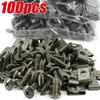Car Metal Screw Clips Mixed Set U-Type Fastener Clip with Screw Anti-rust Fender Bumper Protection Buckle Iron Sheet Screw Amagi