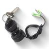 27005-1201 Motorcycle Ignition Key Switch with 2 Keys For Kawasaki KLF220 KLF250 KLF300 KLF400 KVF300 KVF400 Lakota 300