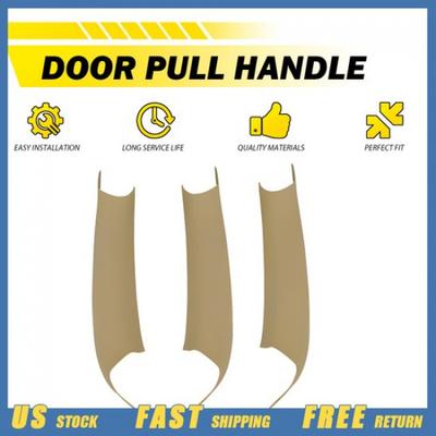 3x Front RH + Rear Inner Door Handle Panel Trim For BMW X3 X4 F25 26 10-17 Beige