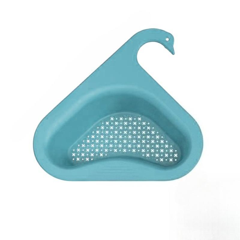 

Swan Drain Basket Dry Wet Separation Sink Kitchen Garbage Filter Basket Hanging Wash Drain Filter Rack Storage Kitchen Waste