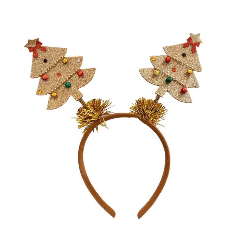 Verstellbares Weihnachts-Schneeflocken-Haarband Feiertagsparty Zusammenkünfte Kopfschmuck für Frauen und Mädchen