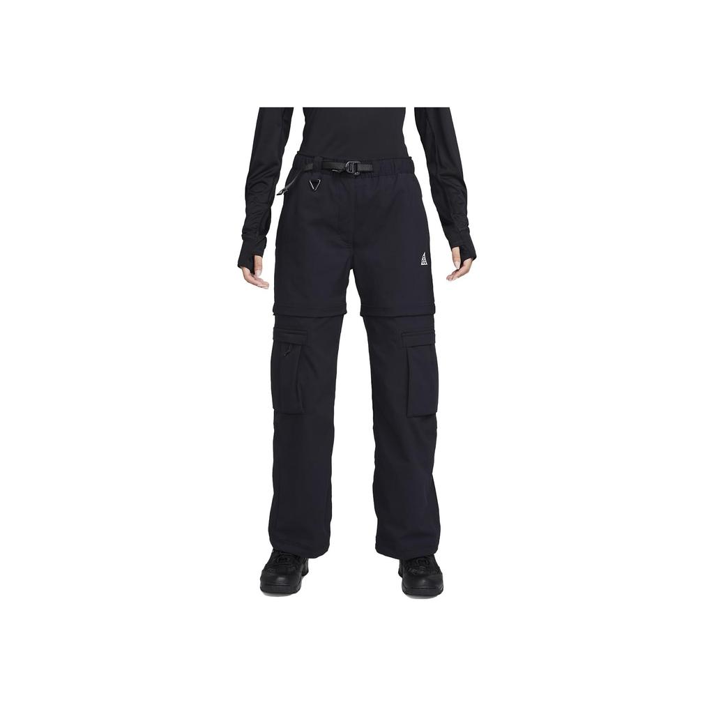 Nike Calças Cargo Smith Summit ACG Com Zíper Destacável Calças Femininas Preto FB7884-010