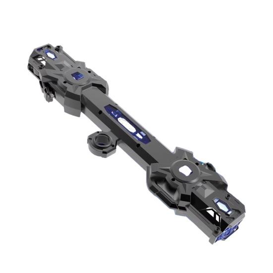 Retractable Toy Swords Ergonomic Double-Blade Telescopic Lightsaber with 16-Color LED Sound Effects Teens Lightsaber Toy