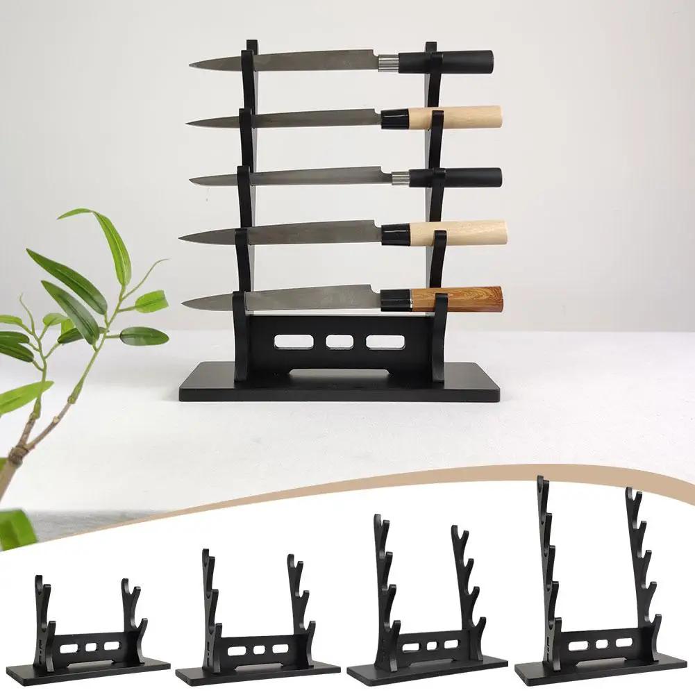 Stand Wooden Katana Storage Shelf Support Holder Samurai Rack Decoration Real size Sword Display Organizer Japanese Room Ka M0B3
