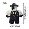 2026 New Two-Times Veeronica Plush Toy Cute Death Artful Black And White Face With Mask Stuffed Doll For Kid Birthday Gifts