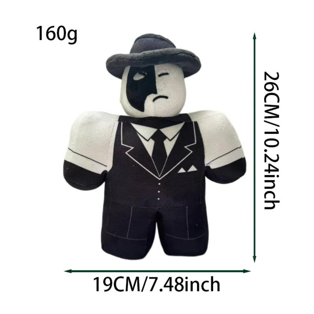 2026 New Two-Times Veeronica Plush Toy Cute Death Artful Black And White Face With Mask Stuffed Doll For Kid Birthday Gifts