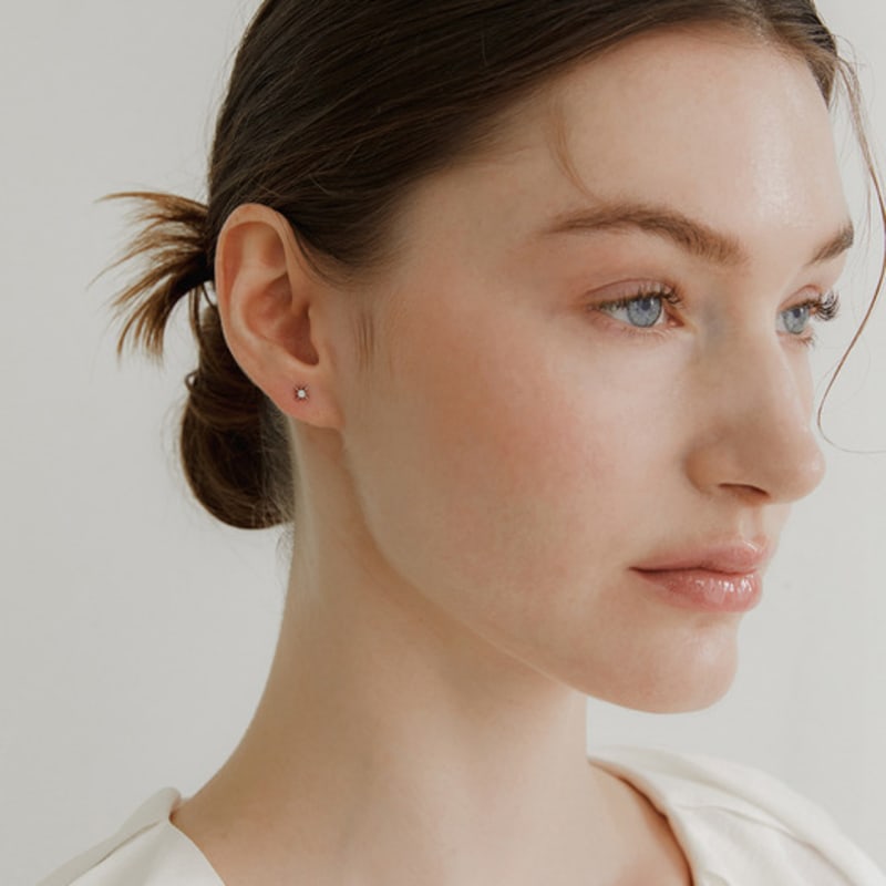 Byweekend [Mamre]14k Star Cubic Earring