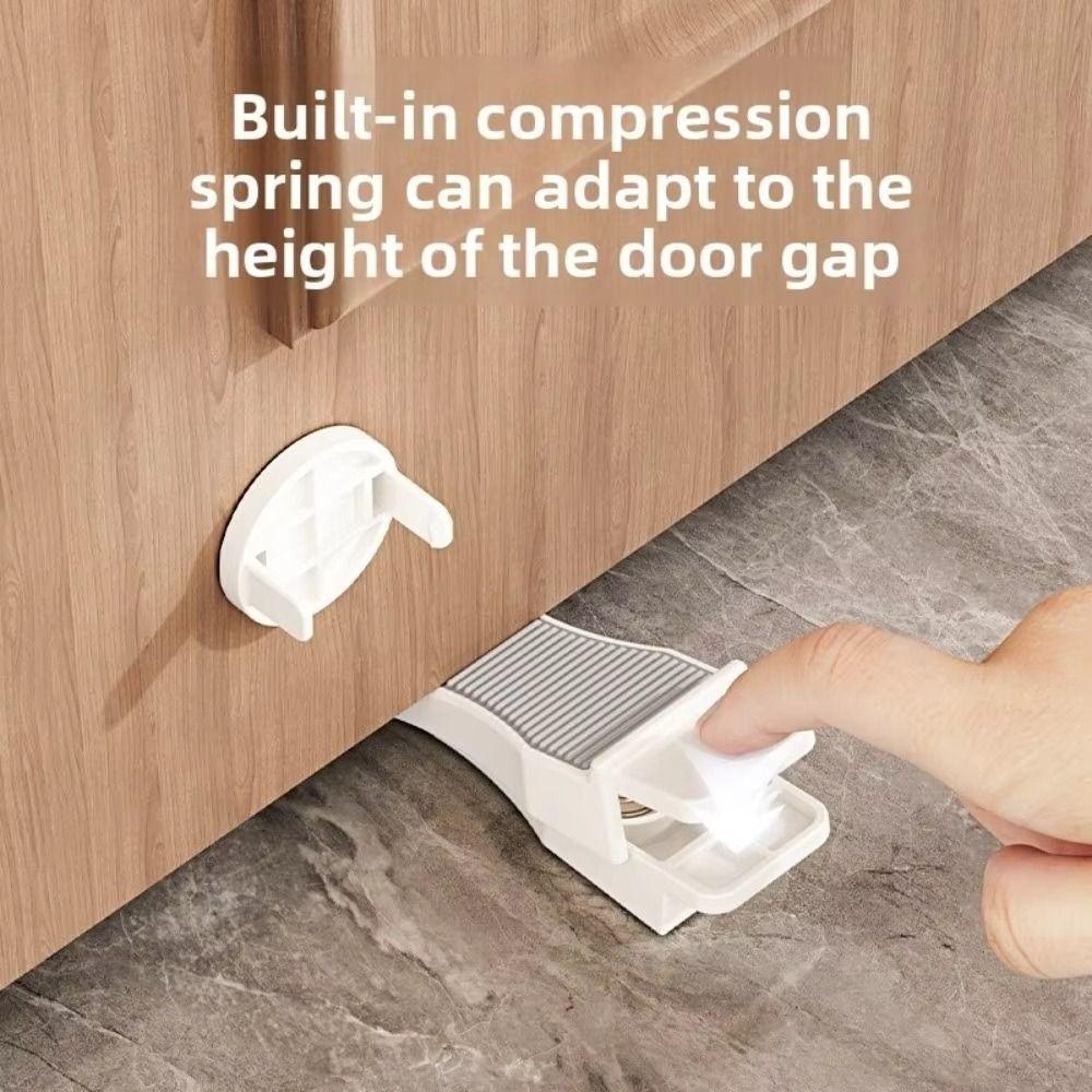 Adjustable Anti-collision Door Stopper Non Slip Windproof Doorstop Door Wedge  Indoor Application