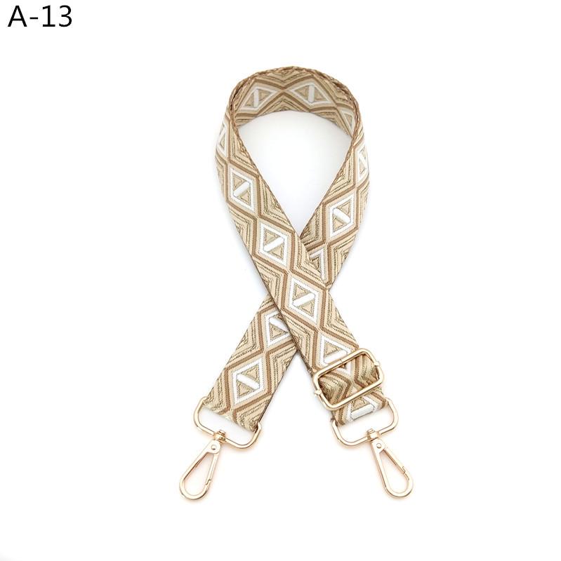 

Регулируемый золотой и серебряный ремешок кроссбоди через плечо для сумок и бутылок для воды Gold Buckle