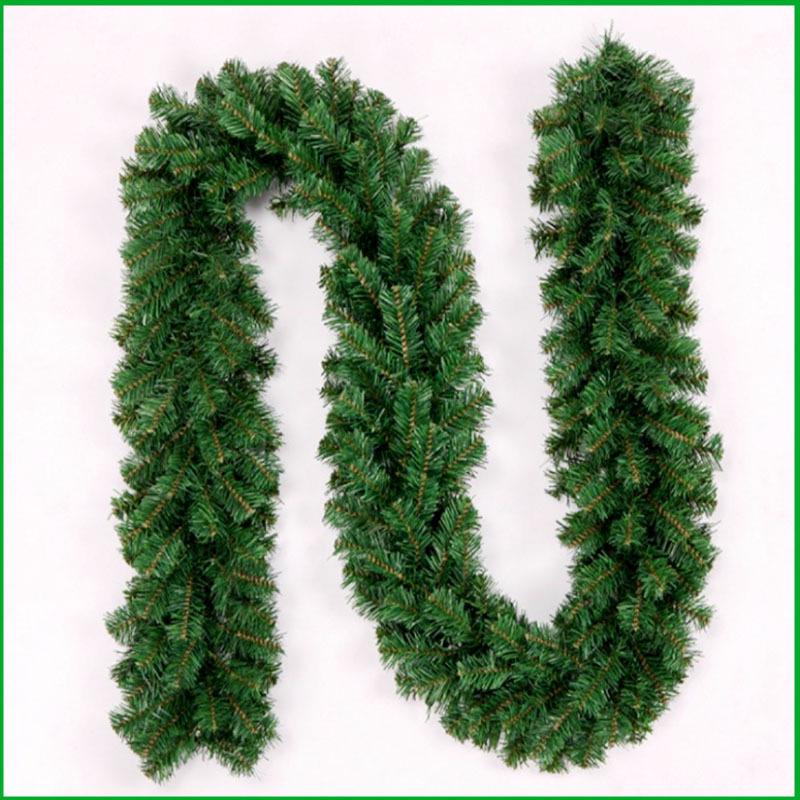 PVC Flame Retardant Rattan Christmas Wreath Ornaments