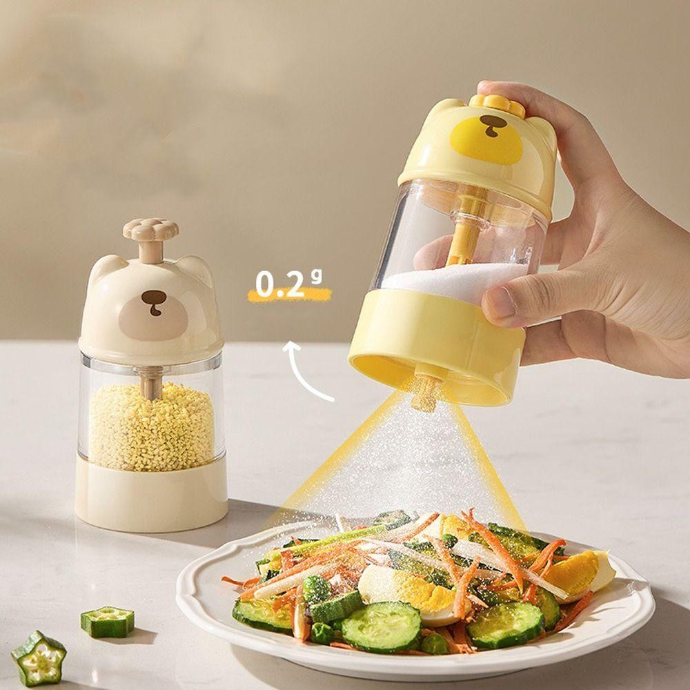 Leak-proof Sealed Seasoning Jar Quantitative Seasoning Container Salt Bottle Spice Tank Dining