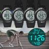 Männer Sport LED Uhren Top Marke Männer Digital Uhr Multi-Funktionale Gummi Mann Fitnes Sportler Zeitmessung Elektronische Uhr Reloj