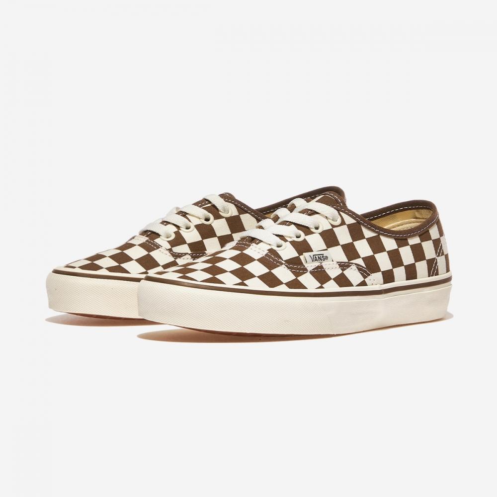 Vans Authentic   Checkerboard Brown Vn000bw5bro Checkerboard Brown