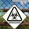 2D Flat -1pc, Featuring A Biohazard Theme, Safety Sign Gift for Research Enthusiasts, Vintage Metal Plaque, Suitable for Decorating Laboratories
