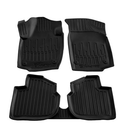 Rugs 3D (5 Pcs, Polyurethane) for Skoda Rapid 2012-2019