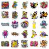 50 Waterproof Graffiti Stickers: Trendy, Creative, DIY for Hand Accounts, Phone Cases, Suitcases
