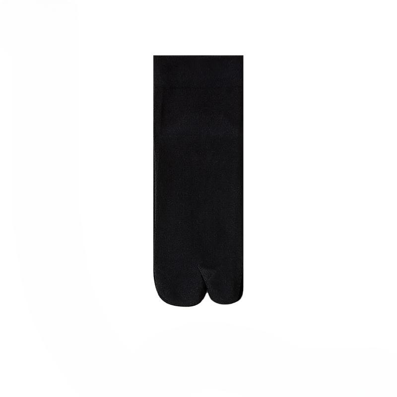Female Spring and Autumn Thin Boneless Breathable Sweat Absorption In The Cylinder Two Finger Toe Socks