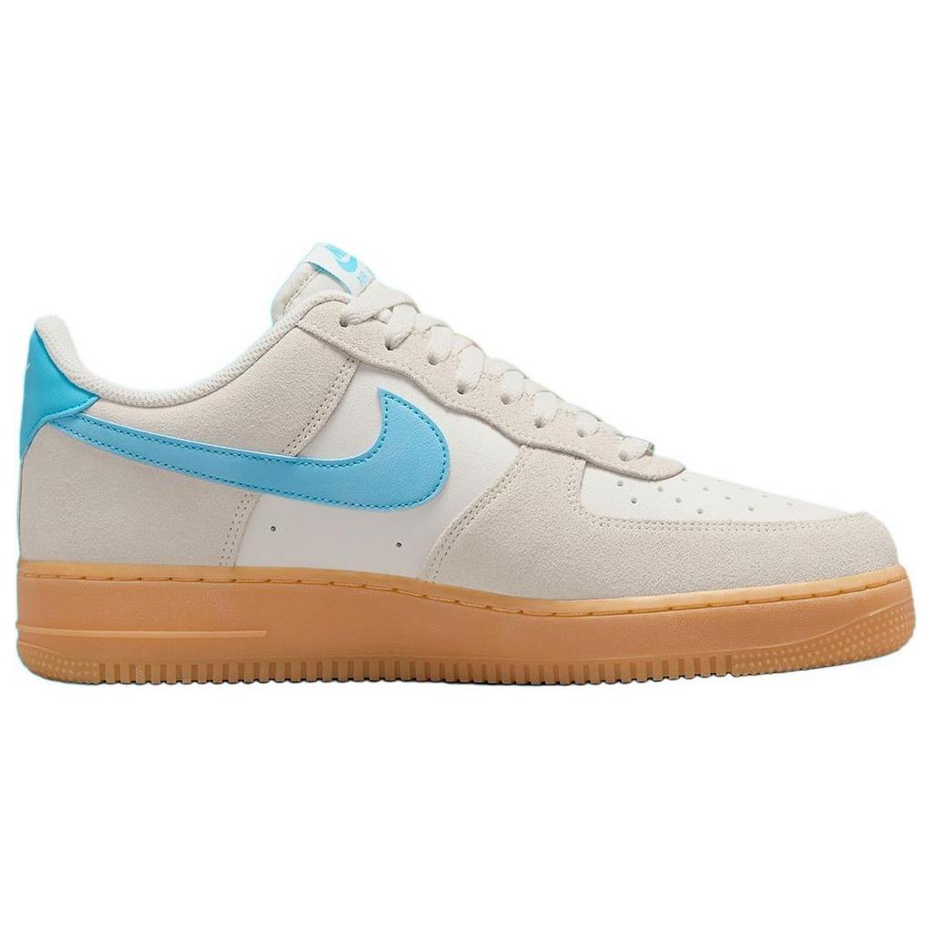 Nike Air Force 1 07 LV8 Gum Pack - Phantom Baltic Blue Men Sneakers Cream Gum-Yellow Summit-White FQ8714-003