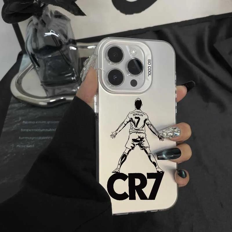 Mr Football C-cR7-R-Ronaldos Casing For Xiaomi Redmi 14C 13C 12C 12 10C 10 Note 14 13 12 Pro Plus 10 10s 11 11S 4G 5G Case Hard