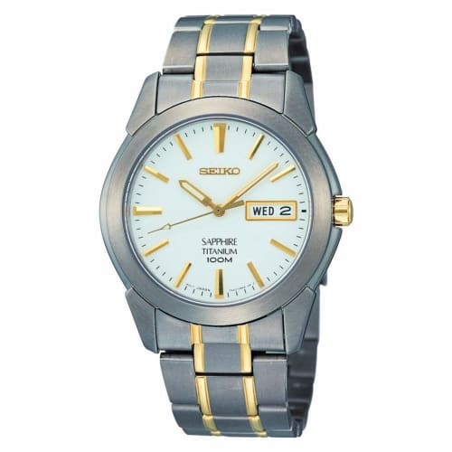 

[SEIKO] Seiko Titanium Analog Quartz Wristwatch with Sapphire Crystal SGG733P1