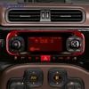 Real Soft Carbon Fiber Sticker For Fiat Panda 2013-2019 2020 2021 2022 2023 2024 2025 LHD RHD Car Central Control Screen Trim