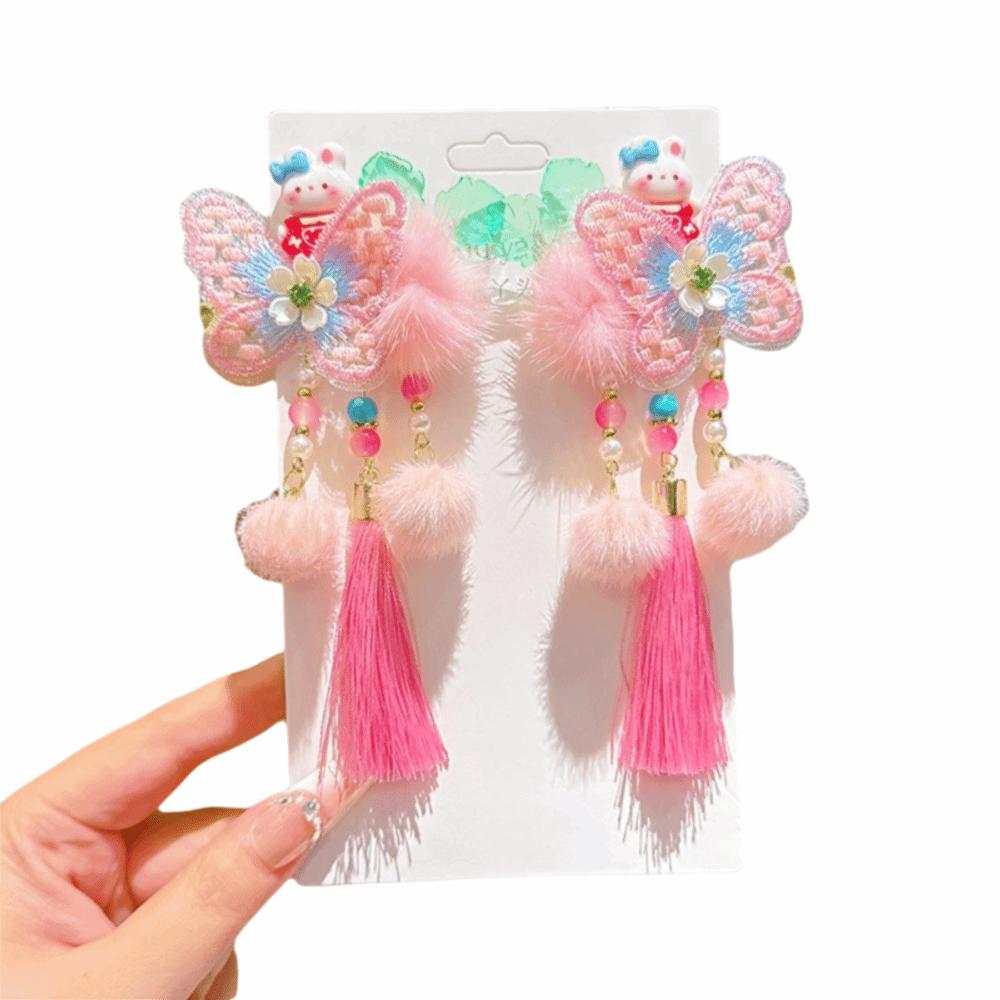 Elegant Tassel Hairpin Cute New Year Hair Accessory Traditional Chinese Hair Clip  Cosplay Events