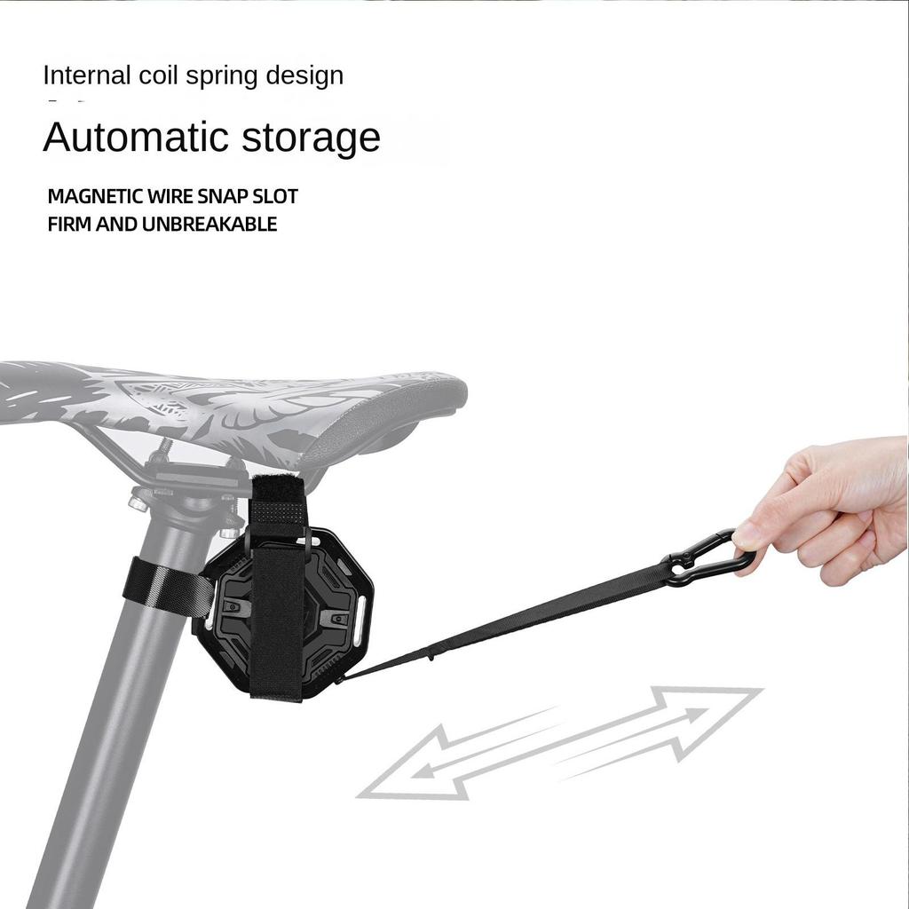 Bike Tow Rope 100kg Capacity Retractable Bicycle Pull Strap Kids Bike Tow Rope for Adults Family Mountain Road Outdoor Adventure
