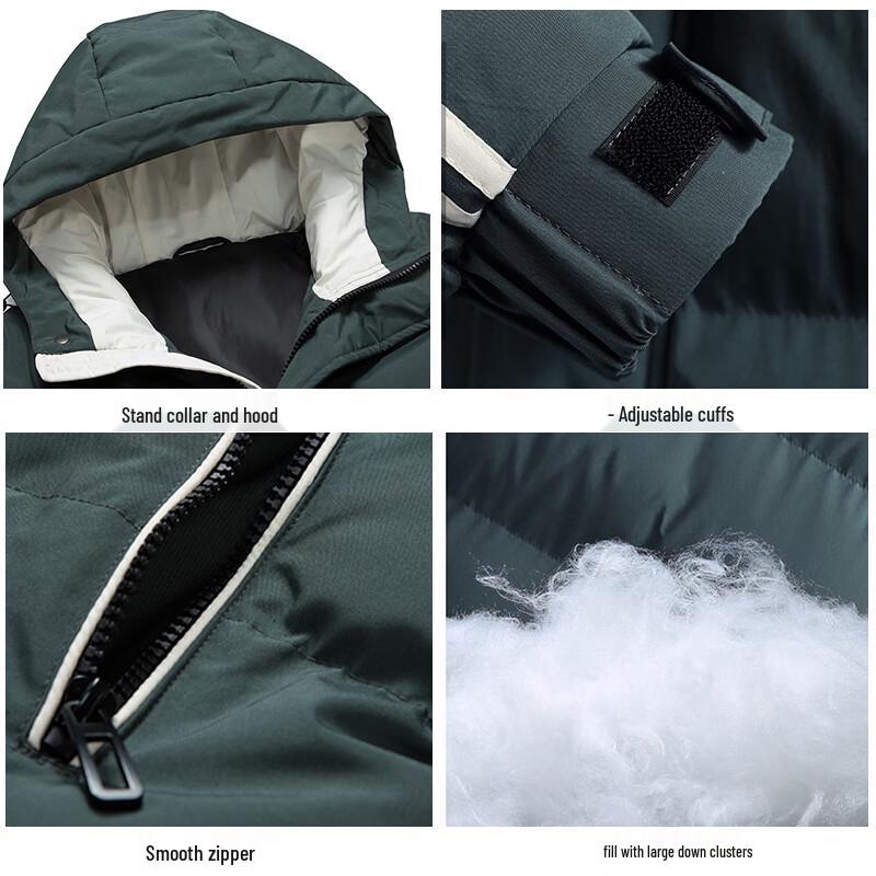 Baleno Men's Hooded Padded Winter Jacket