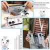 Protective Waterproof Phone Case For ZTE Blade A34 Back Cover Durable Wrist Strap Ring Phone Holder Anti-knock Anti-dust
