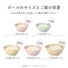 [Official] OGISO (Ogiso) Preschool-Used! Reinforced Porcelain Rice Bowl, Easy to Hold, Perfect for Children, 11.5cm, Cherry, 10036210A100