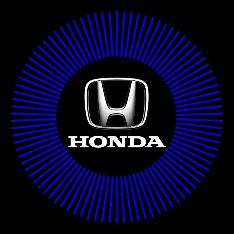 2Pcs LED Car Door Projector Light Welcome Courtesy Ghost Shadow Lamp Accessories for Honda S Accord Elysion CR-Z Odyssey SPIRIOR