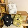 Schoolbag1011 New Fashion Large Capacity Multifunctional Wear-resistant Waterproof Clip Handbag Women's Shoulder Back Mommy Bag