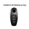 Cowhide Key Cover & Chain for Volkswagen Touareg (2013-2017)
