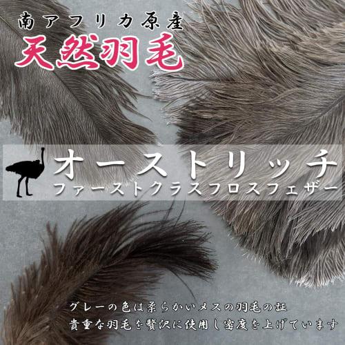 ESCI Ostrich DX Fuzz Brush, M260, Made In Japan with First-Class Ostrich Floss Feathers! Approximately 105cm Long, Includes Case.