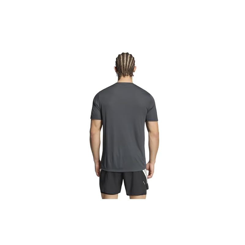 [Adidas] Running Shirt Essentials T-Shirt Men's P6147 Carbon (KG3190) L