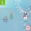 Fairytale Princess Pumpkin Car Style Fashion Personality 925 Sterling Silver Diy Bracelet Beaded
