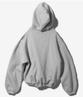 Finger String Mid Length Hoodie - Melange