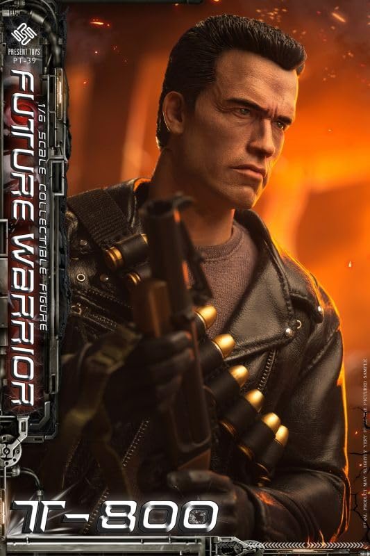 Scale Future Warrior the Terminator [PRESENT TOYS] 1/6 Figure T-800 PT-sp39 (From Movie)