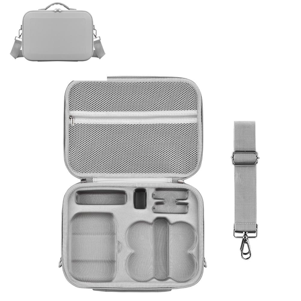 Storage Bag Protective Carrying Case PU Leather Drop-resistant Hard Shell Handbag for DJI NEO Drones Controller Accessories