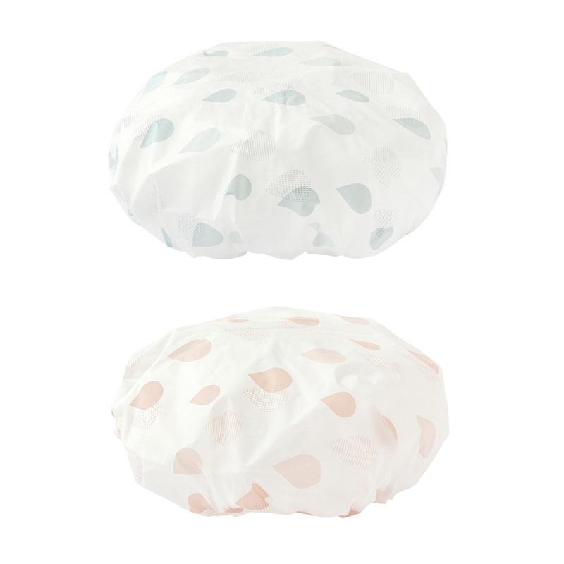 Women's Reusable Shower Cap Bonnet Douche Luxury Shower Bath Cap Swimming Cap Shower XYM002