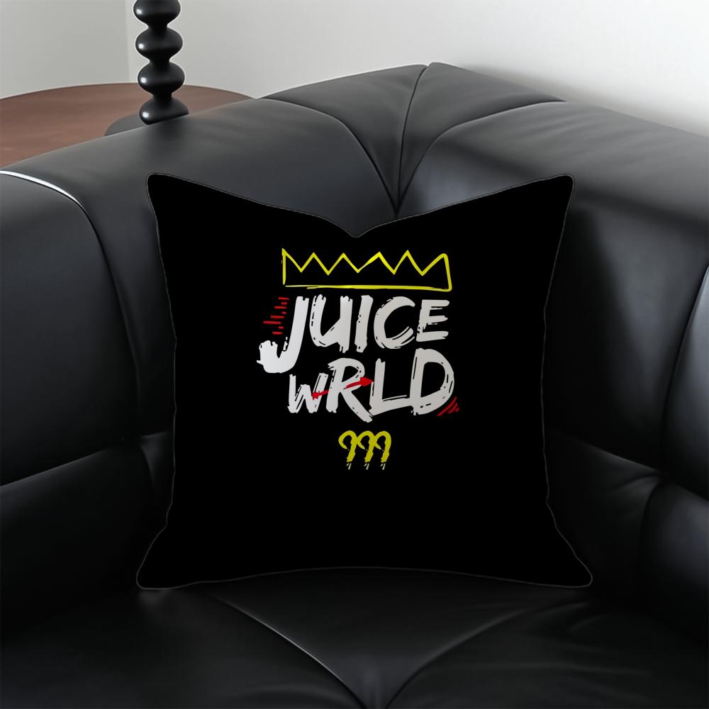 singer rap JJuice WRLDMT Cushion Cover Pillow Case Antidustmite Invisible zipper silky plush cushion