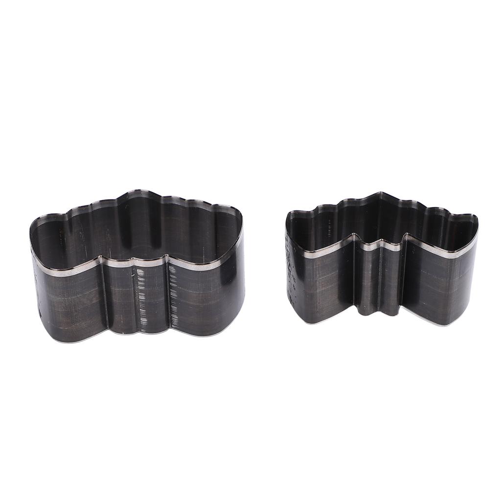 2PCS Leather Punching Dies Shoe Shape Cutting Die Hollow Punch Cutter for Handcrafts Jewelry Making
