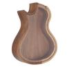 Piggy Bank Money Saving Pot Guitar Shaped Transparent Wooden for Bedroom Tabletop
