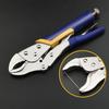 Industrial Grade C-Type Auto-Locking Pliers - Round Straight Pointed Jaw Quick-Sealing Fixing Pliers
